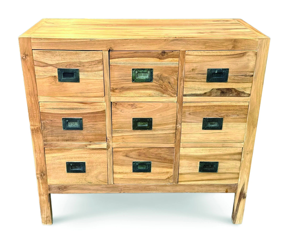 Reclaimed Teak Cabinet 9 Drawers