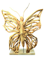 JAVA TEAK BUTTERFLY SCULPTURE SMALL 165CM