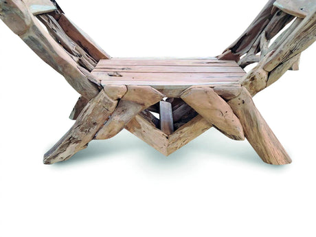 Teak Driftwood Love Bench 180cm