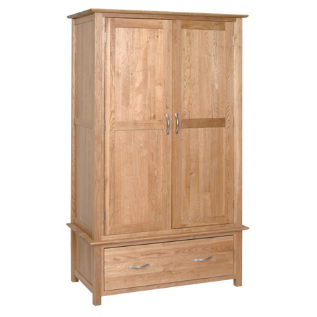 Double Wardrobe With 1 Drawer