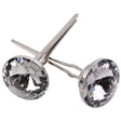 Clear Glass Prong Buttons