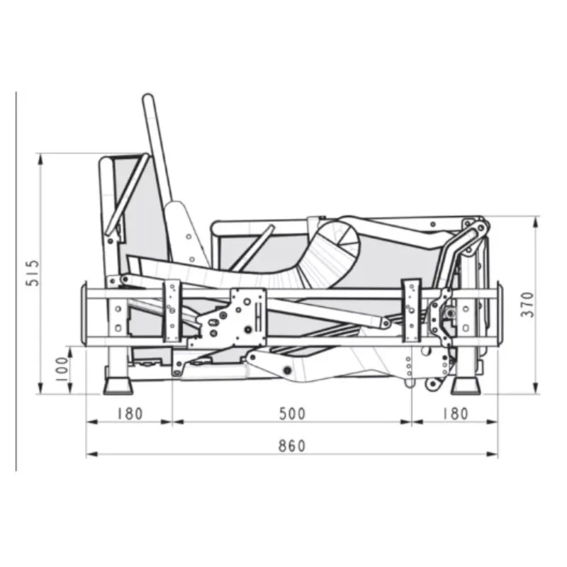Nova 18H Bi-Zone Bed Mechanisms (All Sizes)