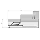 130cm Manex Bed Action