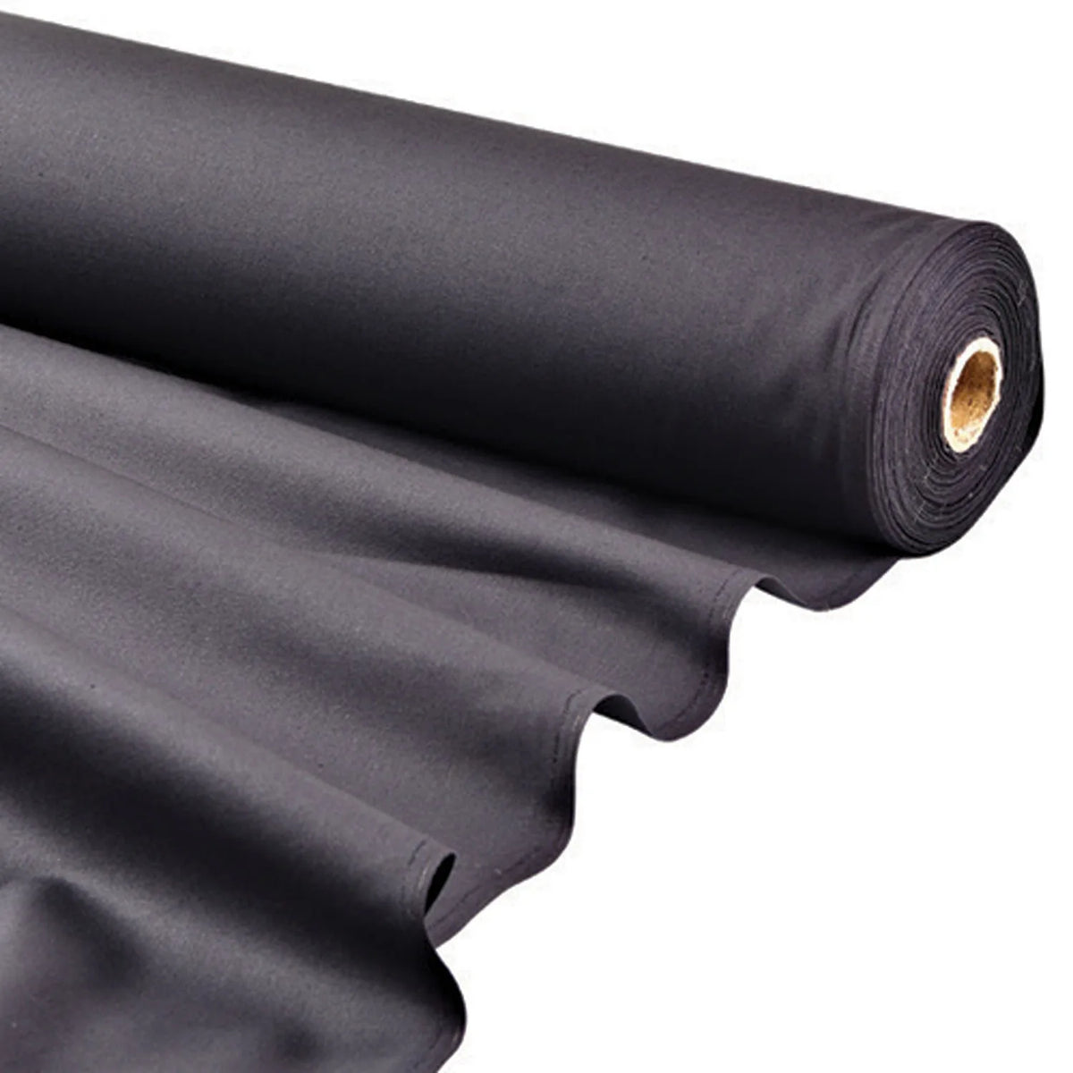 54" FR Black Poly Cotton Lining Cloth (100m Roll)