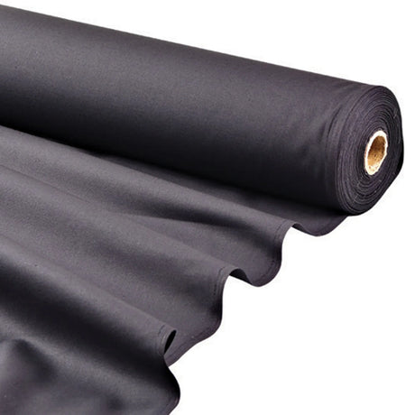 60" FR Black Poly Cotton Lining Cloth (100m Roll)