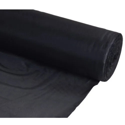 60" FR Black Brushed Polyester (Sold Per Metre)