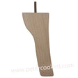 7" (180mm) Sanded Unpolished Right Back Leg