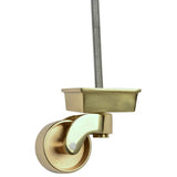 50mm Brass Square Shallow Castor