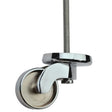 50mm (2") Chrome Round Shallow Castor