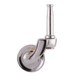 32mm (1 1/4") Chrome Grip Neck Castor
