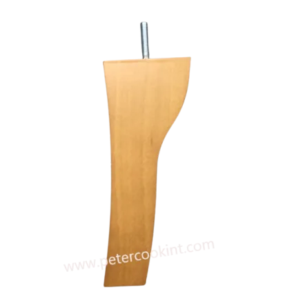 9" (225mm) Medium Oak Finish Left Back Leg