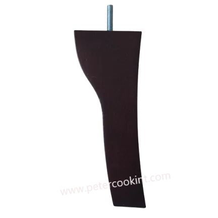 9" (225mm) Mahogany Finish Right Back Leg