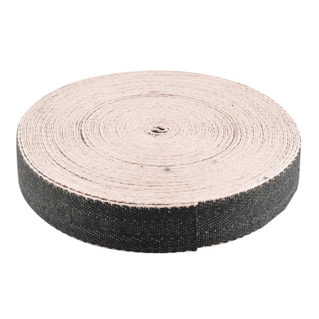 Black & White Jute Webbing - 50mm Wide