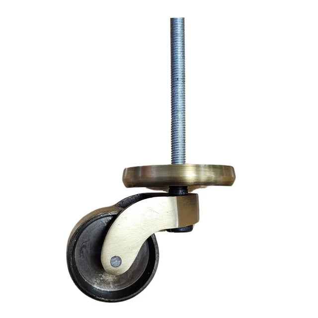 50mm (2") Antique Brass Round Shallow Castor