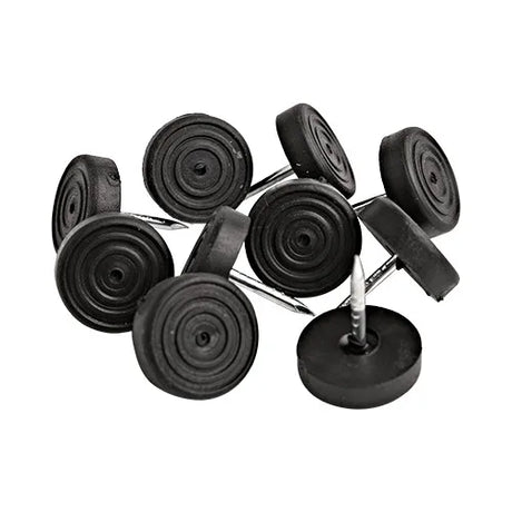 19mm Black Rubber Glides