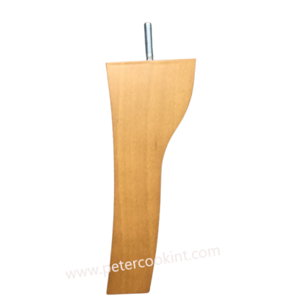 8" (200mm) Medium Oak Finish Left Back Leg