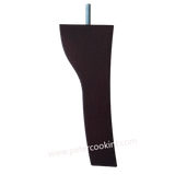9" (225mm) Mahogany Finish Right Back Leg