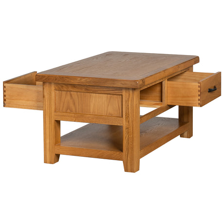Coffee Table With 2 Drawers