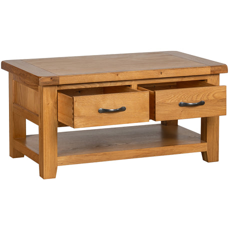 Coffee Table With 2 Drawers