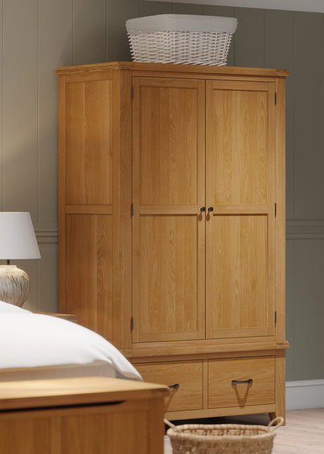 Triple Wardrobe With 3 Drawers
