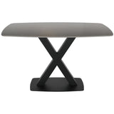 Small Fixed Dining Table - In Grey Stone