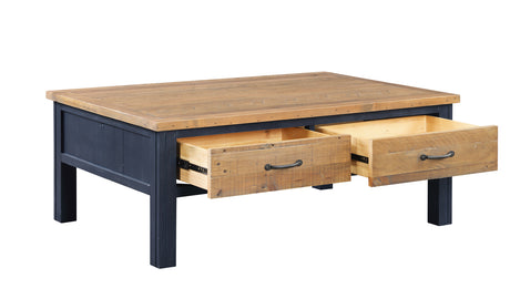 Splash of Blue - Coffee Table With Four Drawers