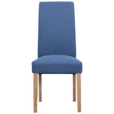 Wesbury Rollback Fabric Chair in Blue