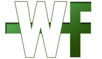 WF Green Wide On Grey Background Logo