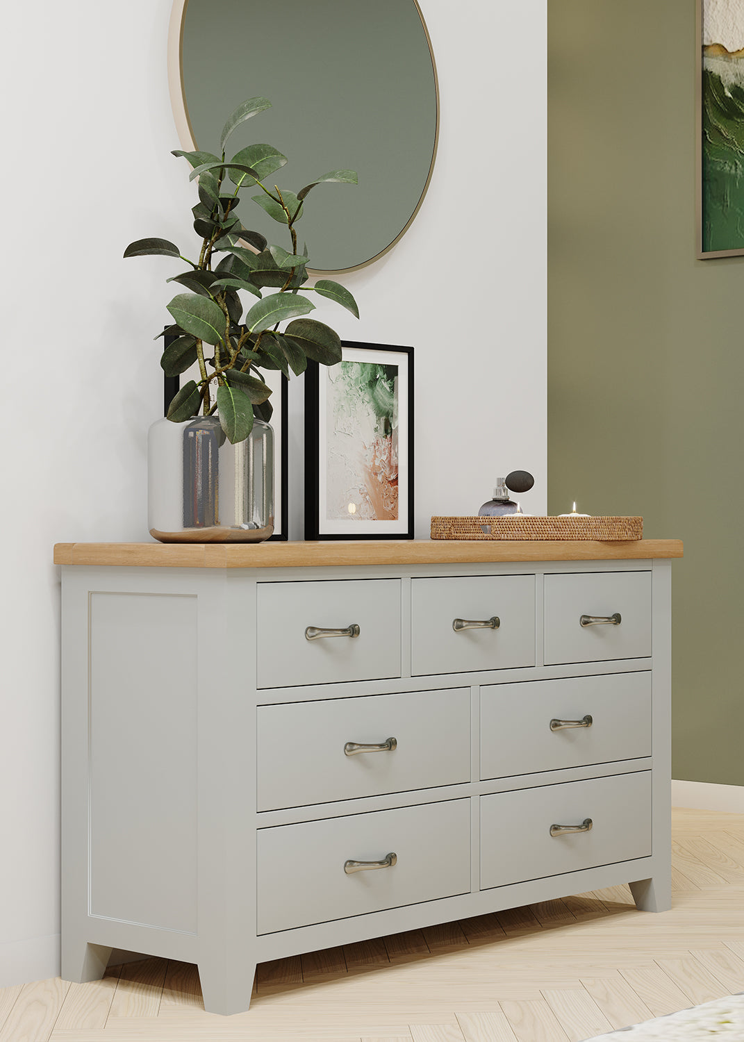 3 Over 4 Chest (WPT006 - MOON GREY)