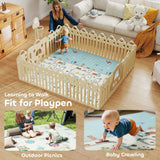 AIYAPLAY Foldable Baby Plat Mat Double Sided, Kids Floor Mat for Crawling, 195.5L x 147.5W cm, Car track and Owl Theme