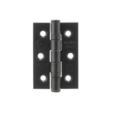 Atlantic CE Fire Rated Grade 7 Ball Bearing Hinges 3" x 2" x 2mm - Matt Black - Pair