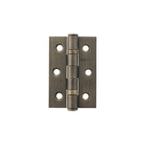 Atlantic CE Fire Rated Grade 7 Ball Bearing Hinges 3" x 2" x 2mm - Urban Bronze - Pair