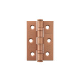 Atlantic CE Fire Rated Grade 7 Ball Bearing Hinges 3" x 2" x 2mm - Urban Satin Copper - Pair