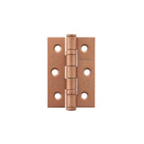 Atlantic CE Fire Rated Grade 7 Ball Bearing Hinges 3" x 2" x 2mm - Urban Satin Copper - Pair