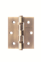 Atlantic Ball Bearing Hinges 3" x 2.5" x 2.5mm - Antique Brass - Pair