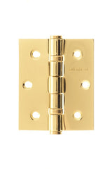 Atlantic Ball Bearing Hinges 3" x 2.5" x 2.5mm - Polished Brass - Pair