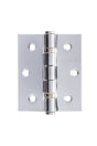 Atlantic Ball Bearing Hinges 3" x 2.5" x 2.5mm - Polished Chrome - Pair