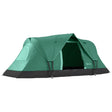 Outsunny 5-6 Man Dome Camping Tent Hiking Shelter UV Protection 3000mm Water Resistant Tunnel Tent - Dark Green