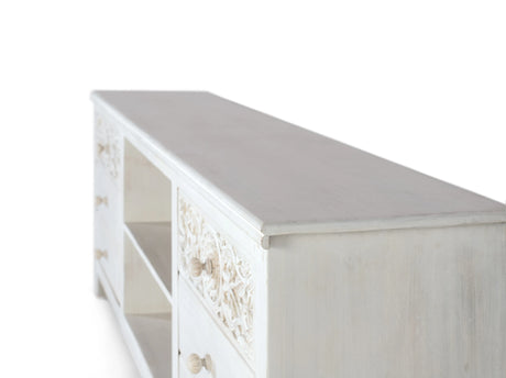 Giner and Colomer  Modern TV Stand With 6 Drawers And 2 Open Compartments