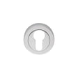 ESCUTCHEON - EURO PROFILE ON CONCEALED FIX ROUND ROSE - POLISHED CHROME - 51MM - EACH