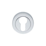 ESCUTCHEON - EURO PROFILE ON CONCEALED FIX ROUND ROSE - SATIN CHROME - 51MM - EACH