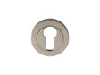 ESCUTCHEON - EURO PROFILE ON CONCEALED FIX ROUND ROSE NIS (SATIN NICKEL) - SATIN NICKEL - 52MM - EACH