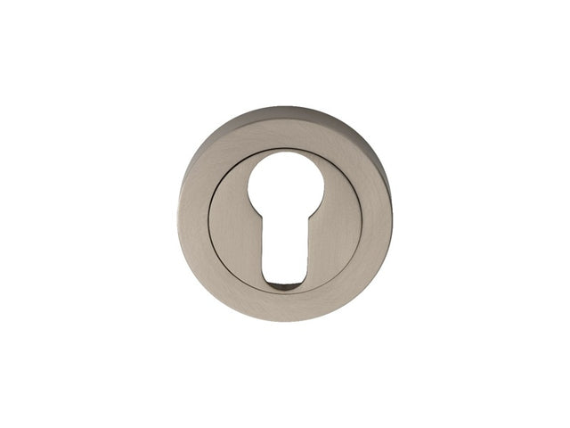 ESCUTCHEON - EURO PROFILE ON CONCEALED FIX ROUND ROSE NIS (SATIN NICKEL) - SATIN NICKEL - 52MM - EACH