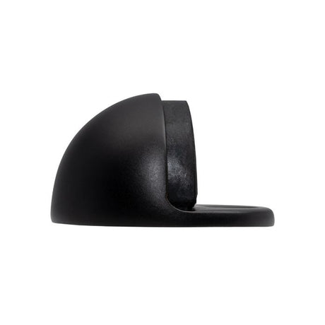 FLOOR MOUNTED OVAL DOORSTOP - MATT BLACK - EACH