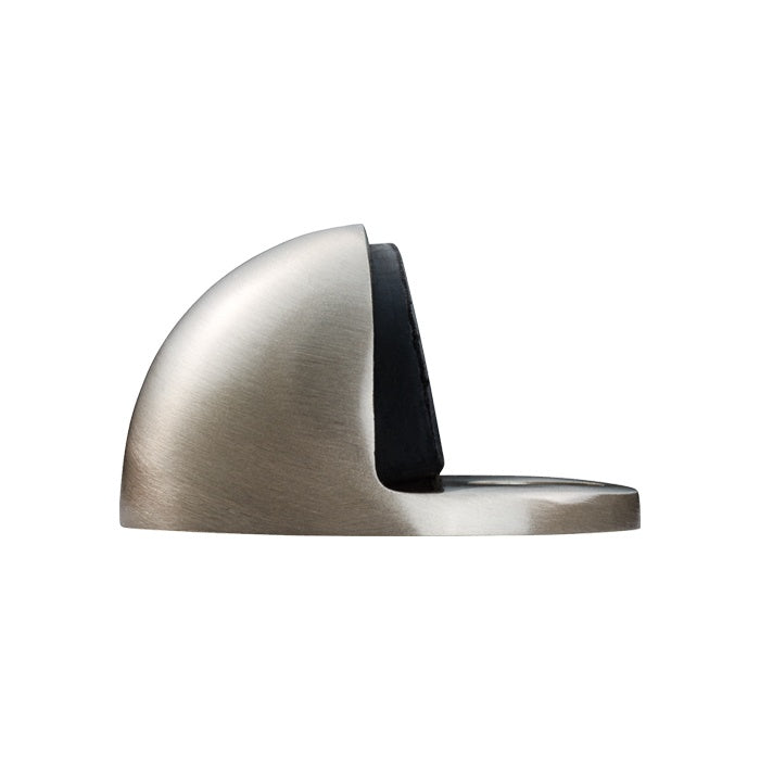 FLOOR MOUNTED OVAL DOORSTOP - SATIN NICKEL - 32MM - EACH