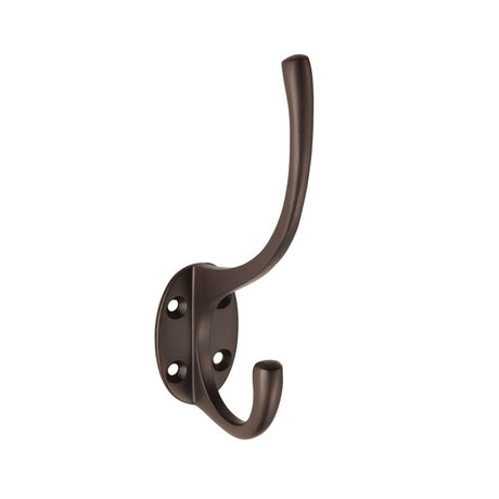 VICTORIAN HAT & COAT HOOK - MATT BRONZE - EACH