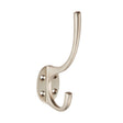 VICTORIAN HAT & COAT HOOK - SATIN NICKEL - EACH