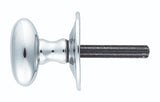 THUMBTURN TO SUIT RACKBOLT (OVAL) - SPLINE SPINDLE - POLISHED CHROME - 38MM - EACH