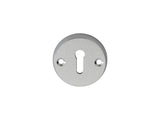 ESCUTCHEON - STANDARD PROFILE (FACE FIX) - SATIN CHROME - 45MM - EACH