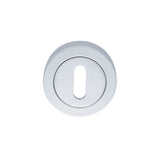 ESCUTCHEON - LOCK PROFILE ON CONCEALED FIX ROUND ROSE - SATIN CHROME - 51MM - EACH